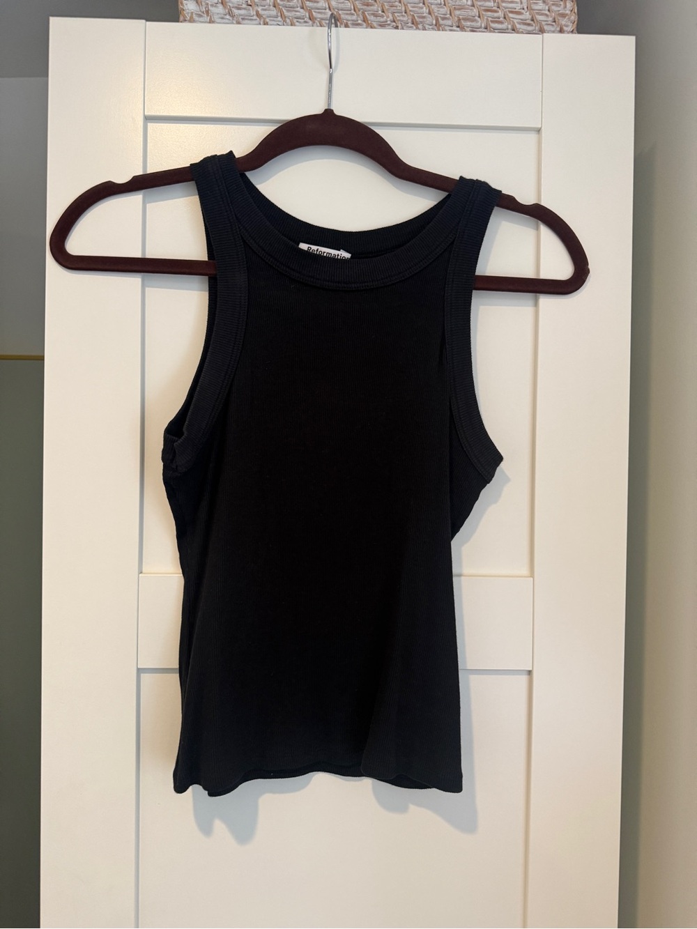 Reformation Black Ribbed Tank - Picture 5 of 5